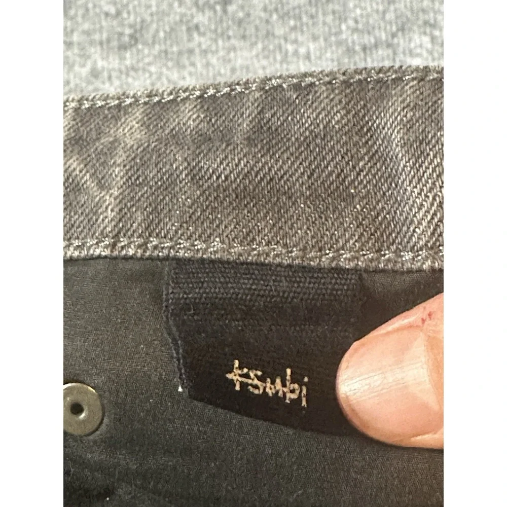 Ksubi Men's 33x31 Grey Jeans Distressed Chitch Fire Starter Designer EUC